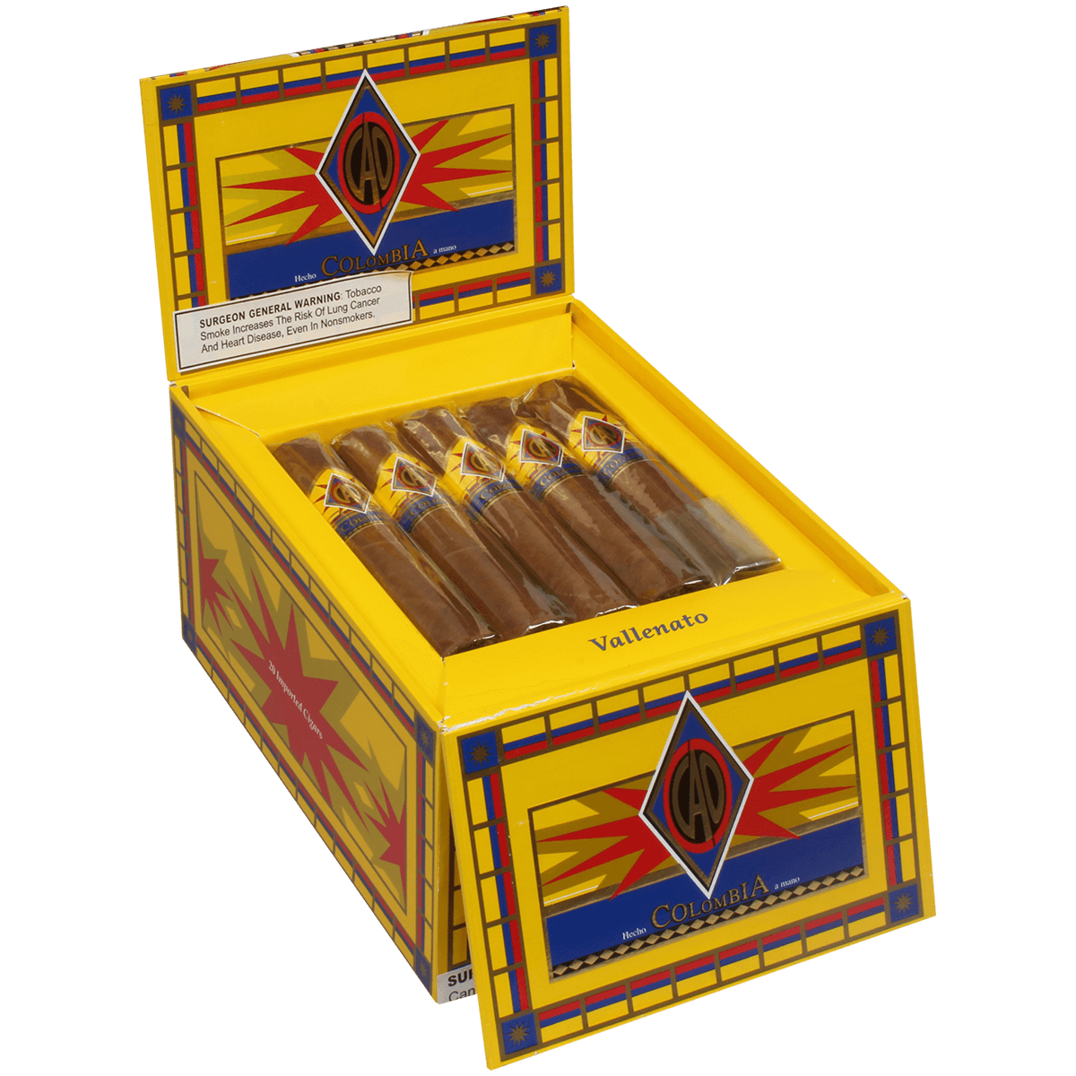 Cao Colombia Vallenato 20 Ct. Box 7 X 50