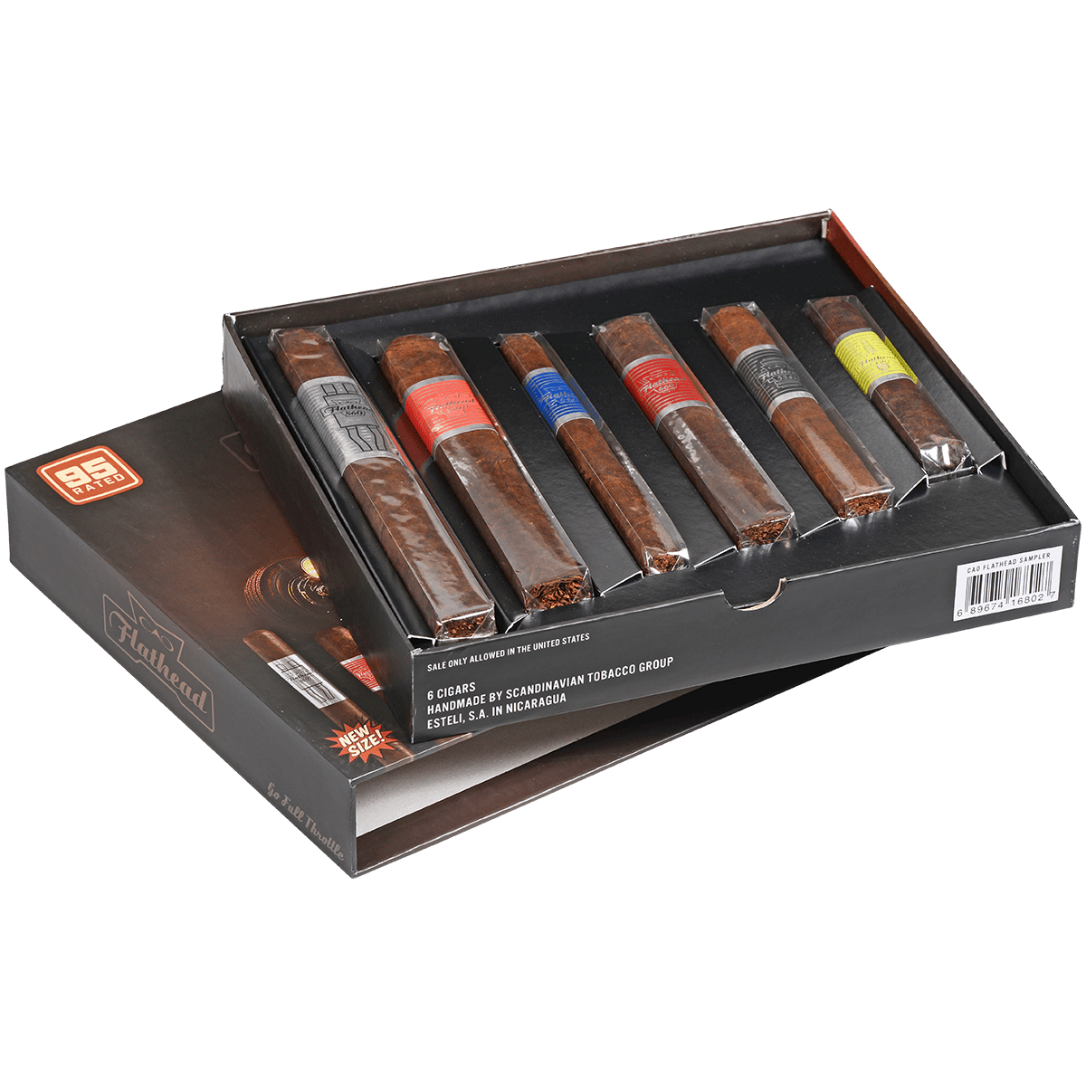 Cao Flat Head Assortment Sampler 6 Ct.