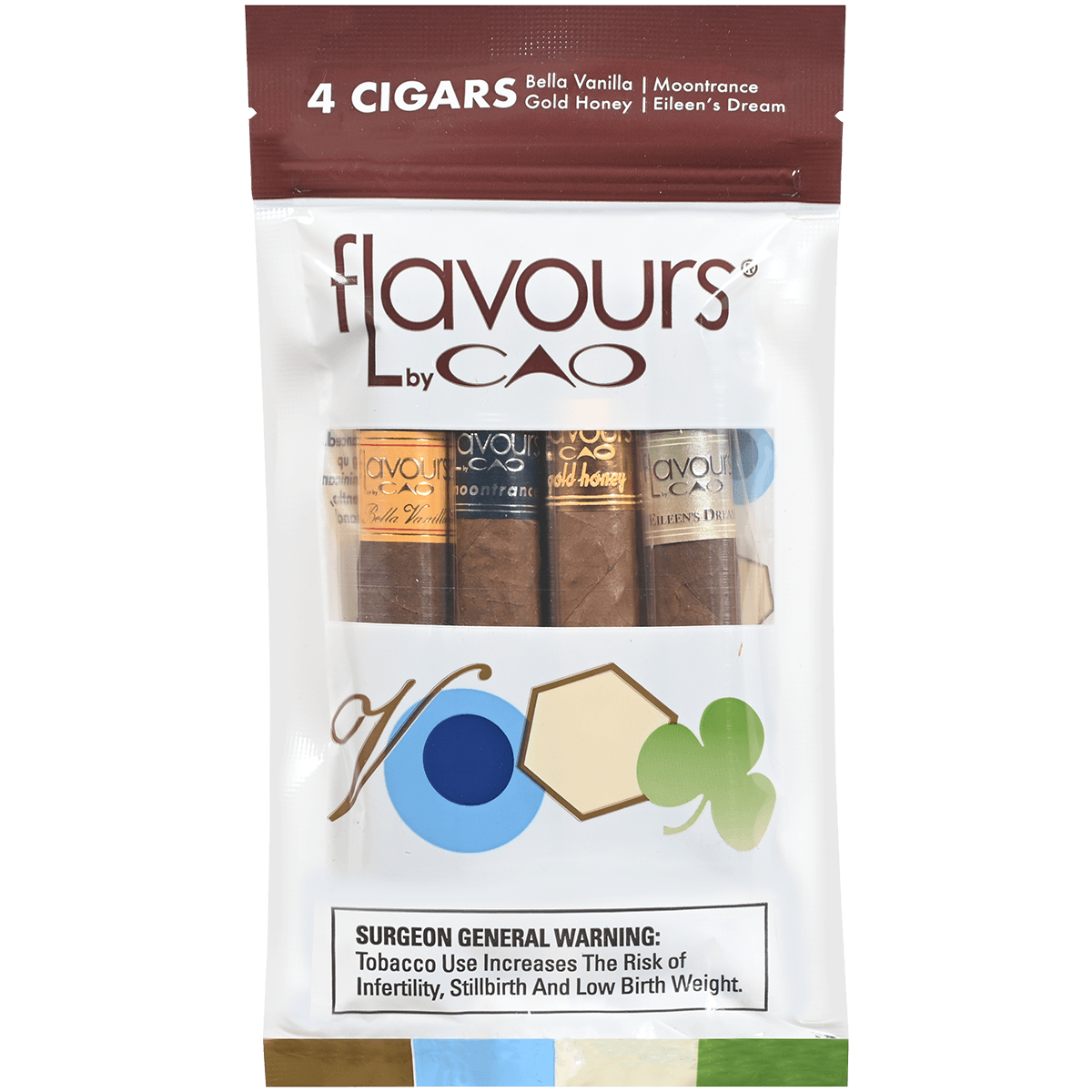 CAO FLAVOURS SAMPLER II FRESHPACK DISPLAY 10/4 CT.
