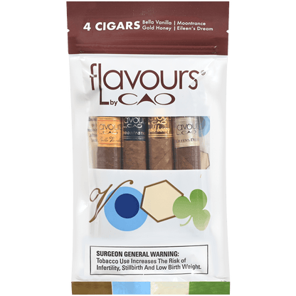 CAO FLAVOURS SAMPLER II FRESHPACK DISPLAY 10/4 CT.