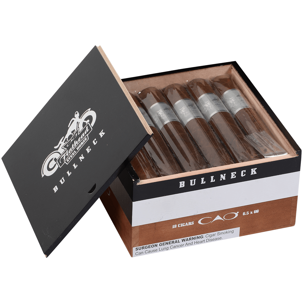 Cao Flathead Steel Horse Bullneck 20 Ct. Box 6.5 X 52