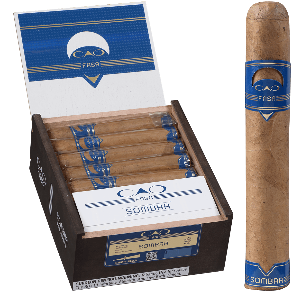 Cao Fasa Sombra Gigante 24 Ct. Box 6.00X60