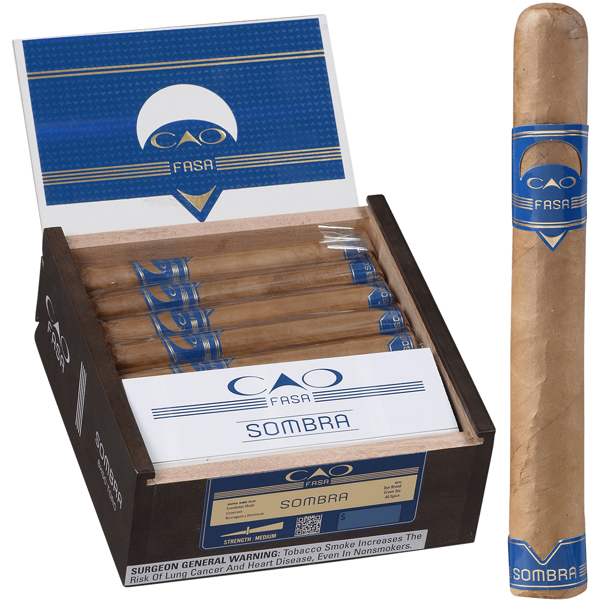 Cao Fasa Sombra Toro 24 Ct. Box 6.00X50