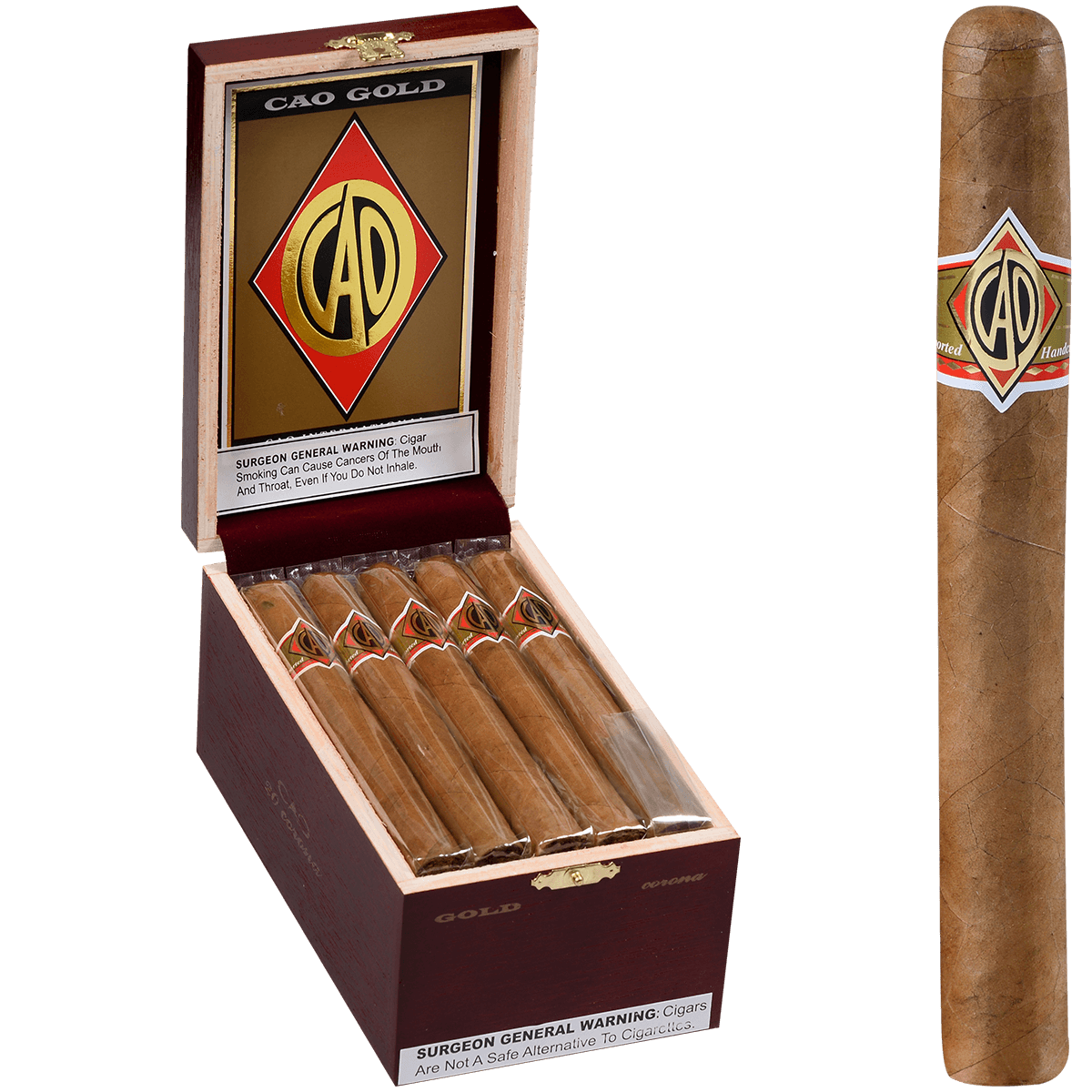 Cao Gold Label Corona 20 Ct. Box 5.50X42