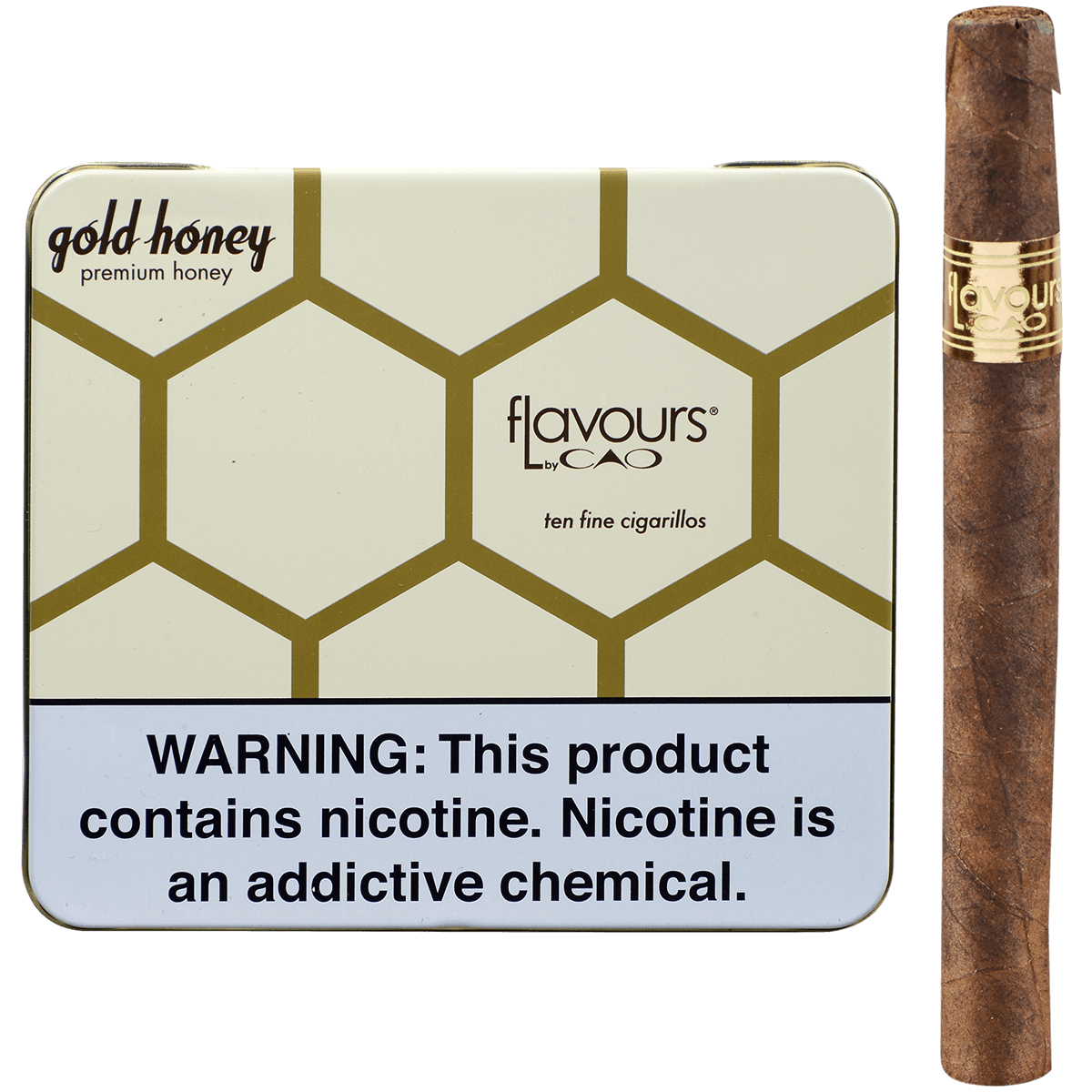 Cao Gold Honey Cigarillos 10/10 Tins 4.00X30