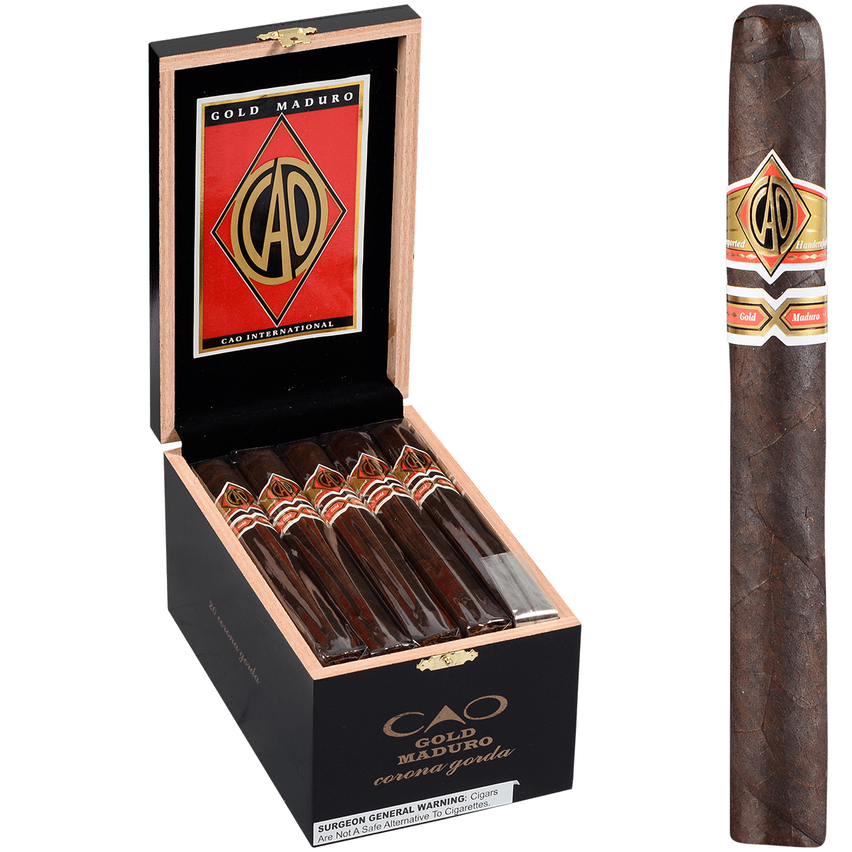 Cao Gold Label Maduro Corona Gorda 20 Ct. Box 6.50X50