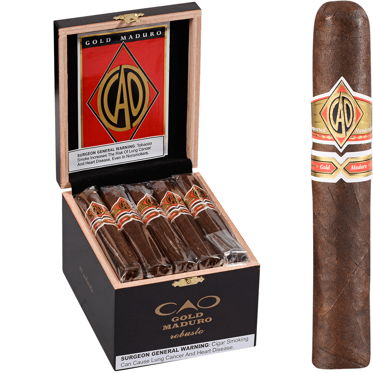 Cao Gold Label Maduro Robusto 20 Ct. Box 5.00X50