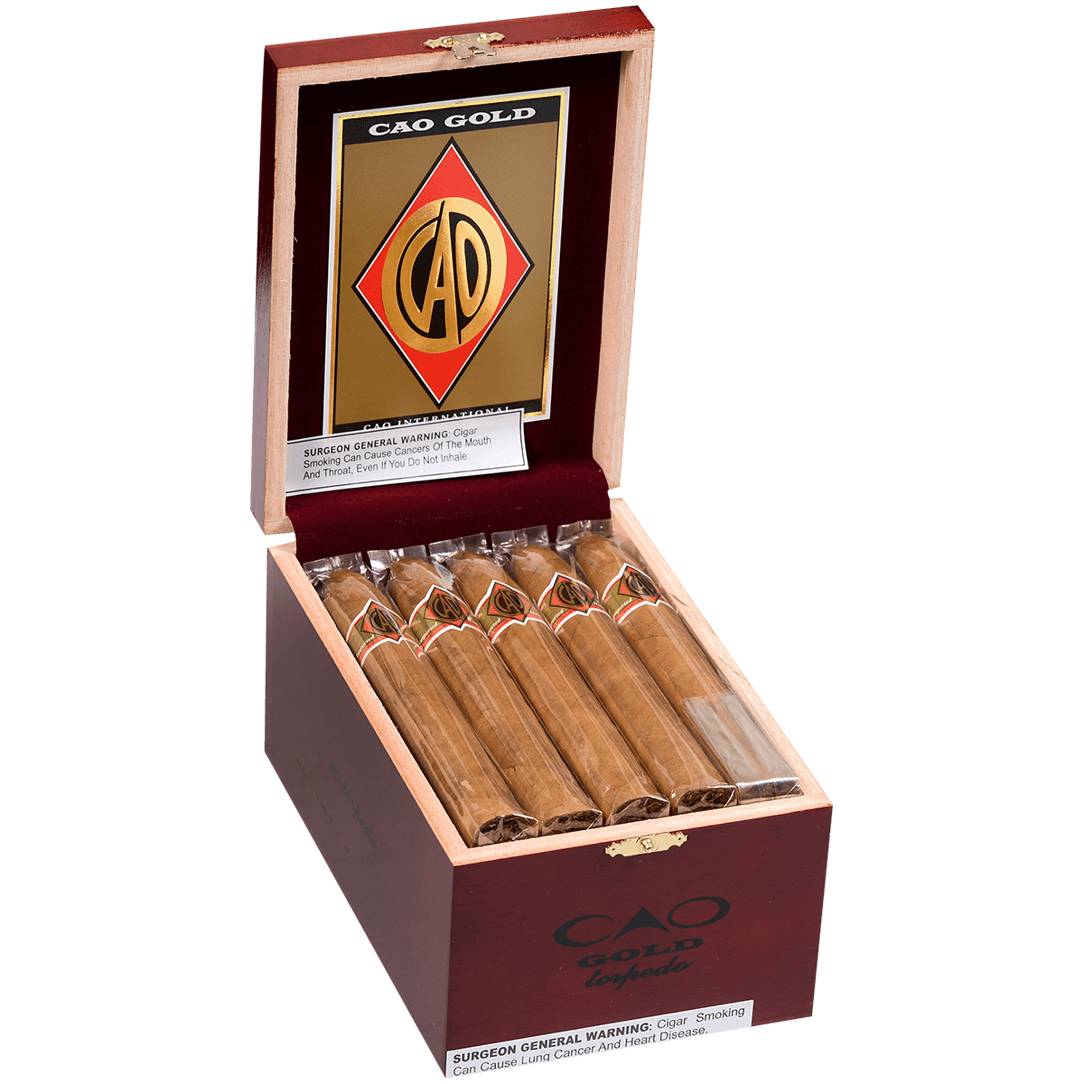 Cao Gold Label Torpedo 20 Ct. Box 6.25X52
