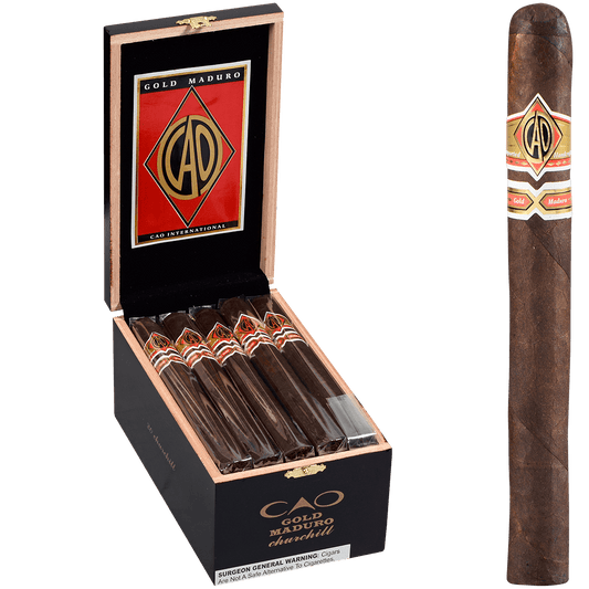 Cao Gold Label Maduro Churchill 20 Ct. Box 7.00X48