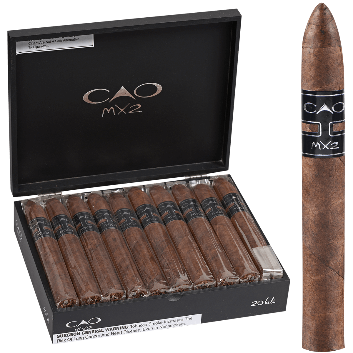 Cao Mx2 Belicoso 20 Ct. Box 7.00X56