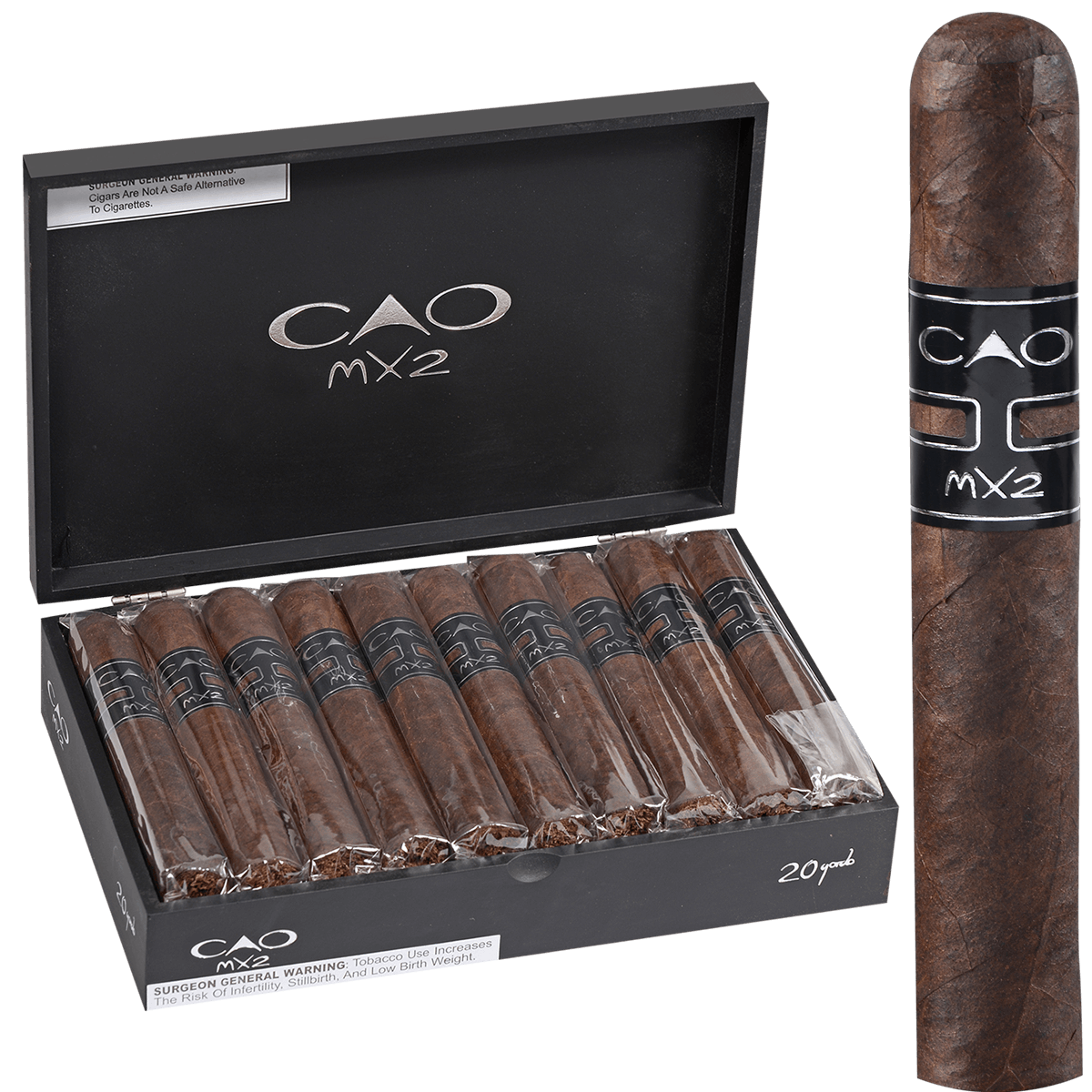 Cao Mx2 Gordo 20 Ct. Box 6.00X60