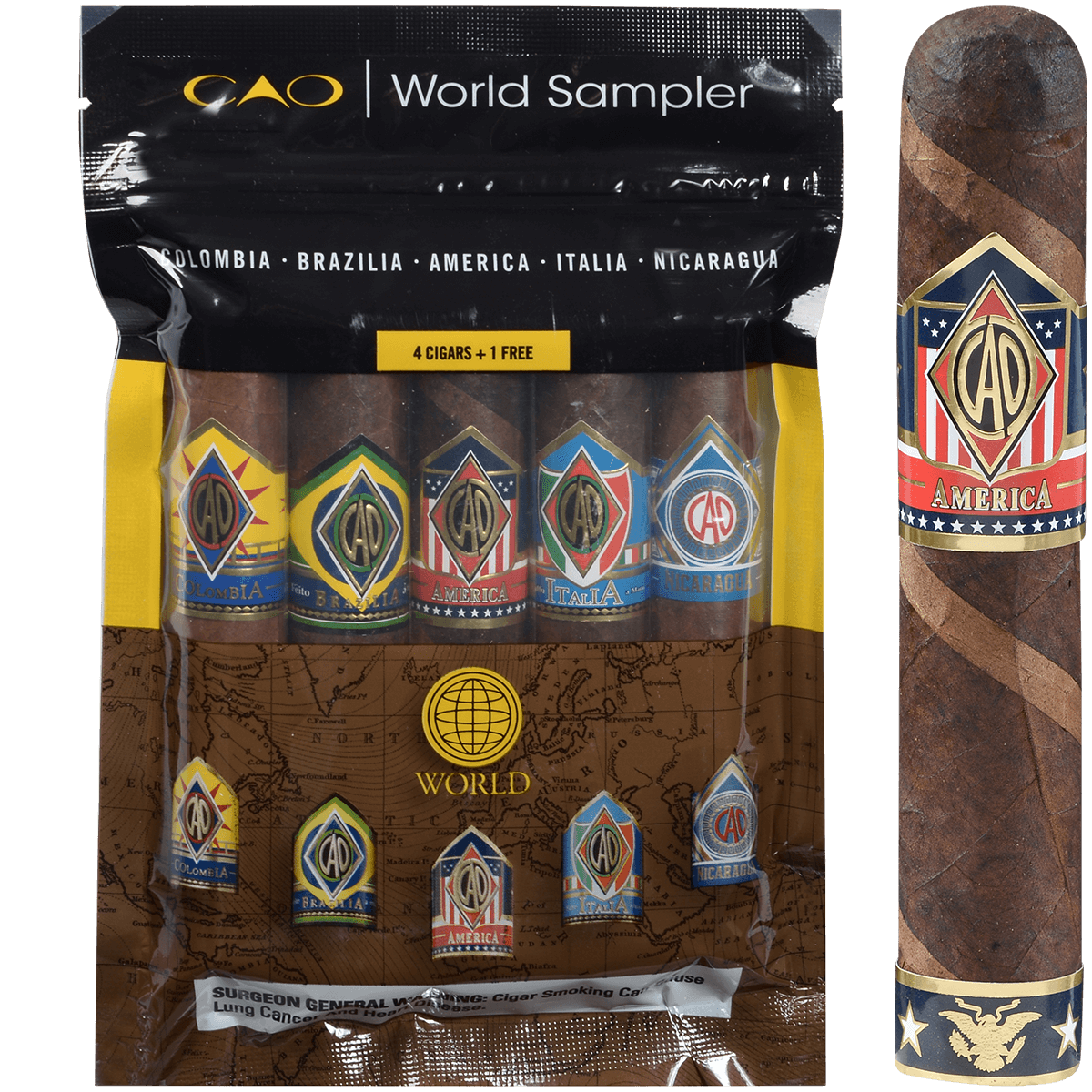 Cao World Sampler Ii 10/5 Ct. Display