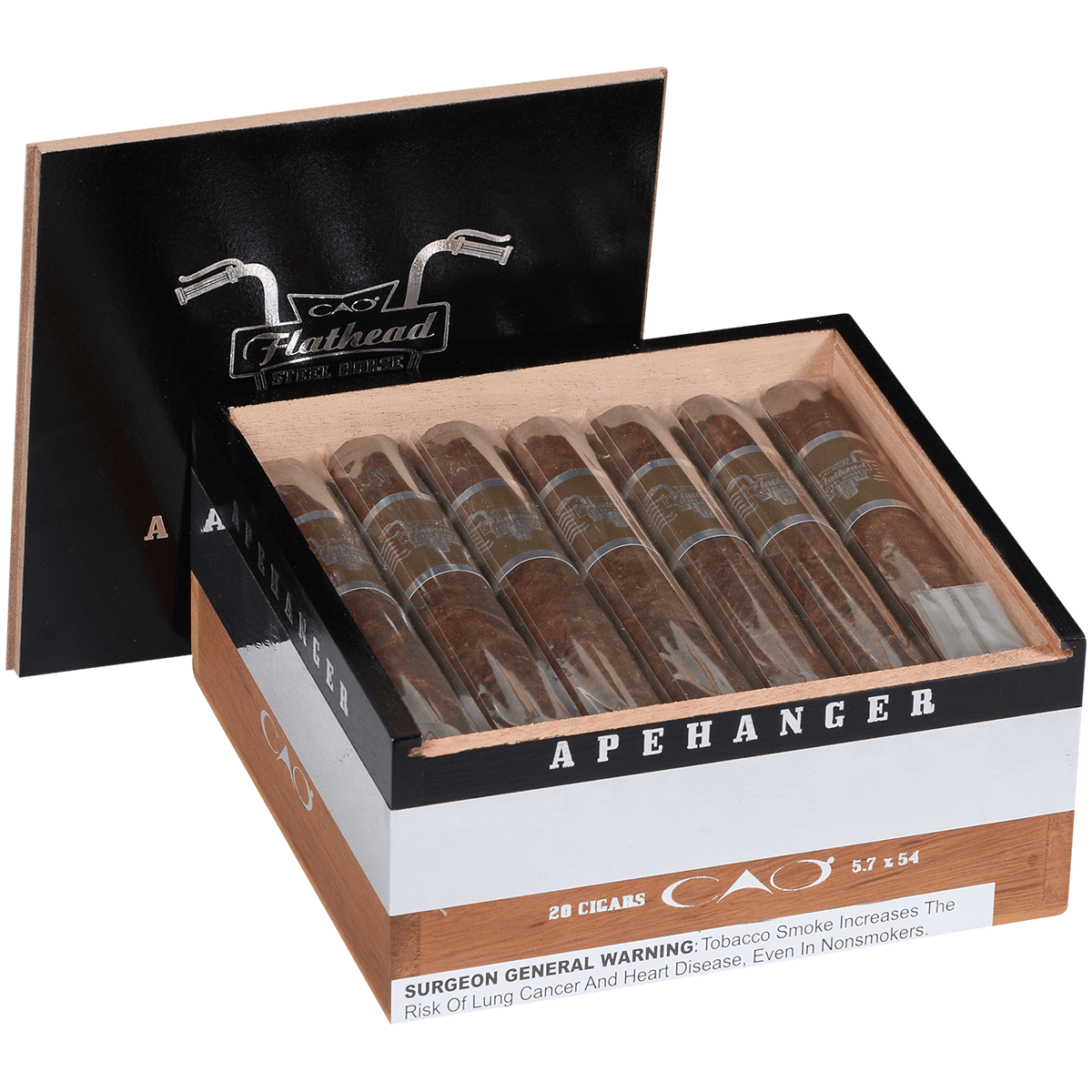 Cao Flathead Steel Horse Apehanger 20 Ct. Box 5.5X58