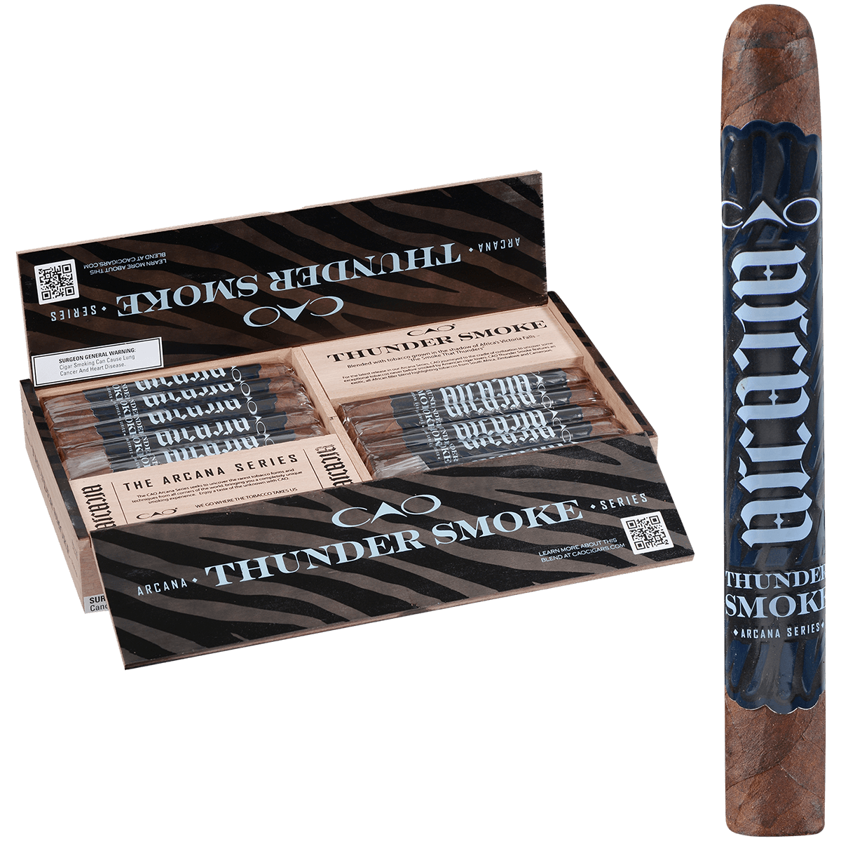 Limited Edition Cao Arcana Thundersmoke Toro 20 Ct. Box 6.25X52