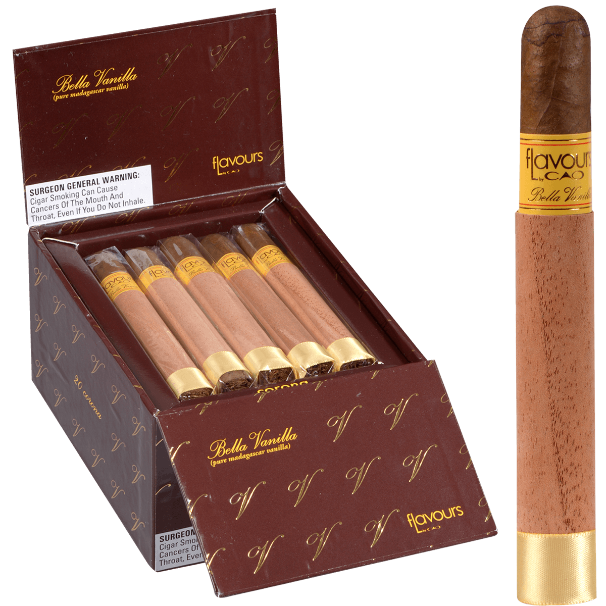 Cao Bella Vanilla Corona 20 Ct. Box 5.25X42