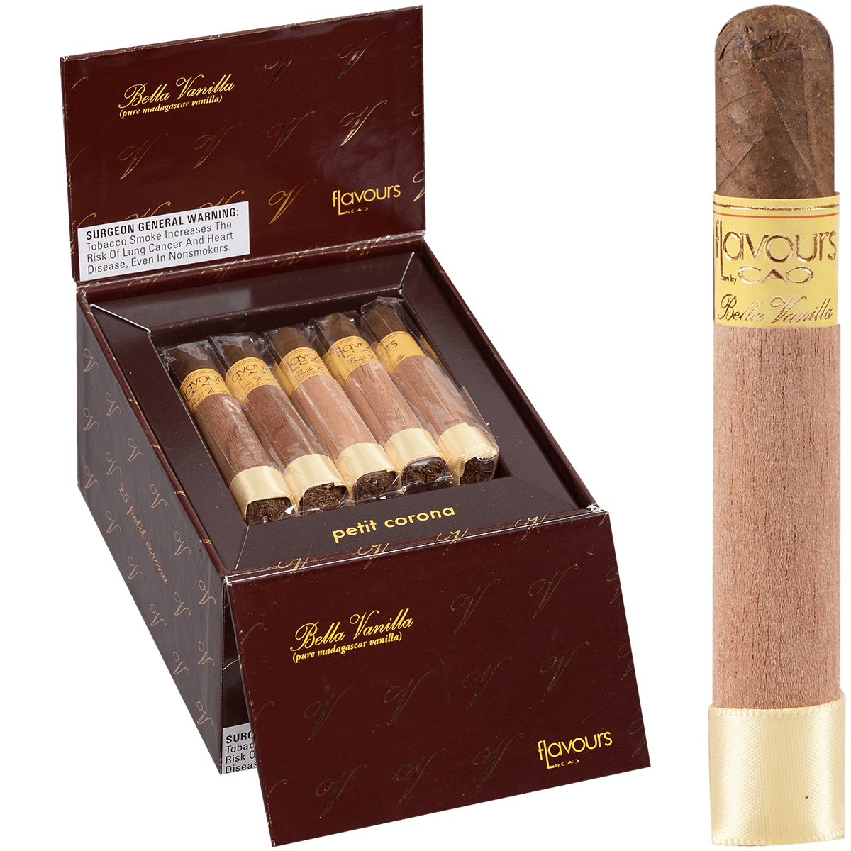Cao Bella Vanilla Petite Corona 25 Ct. Box 4.00X38