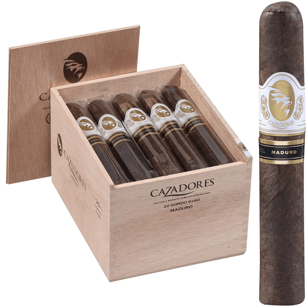 La Aurora Cazadores Maduro Gordo 20Ct Box 6X60