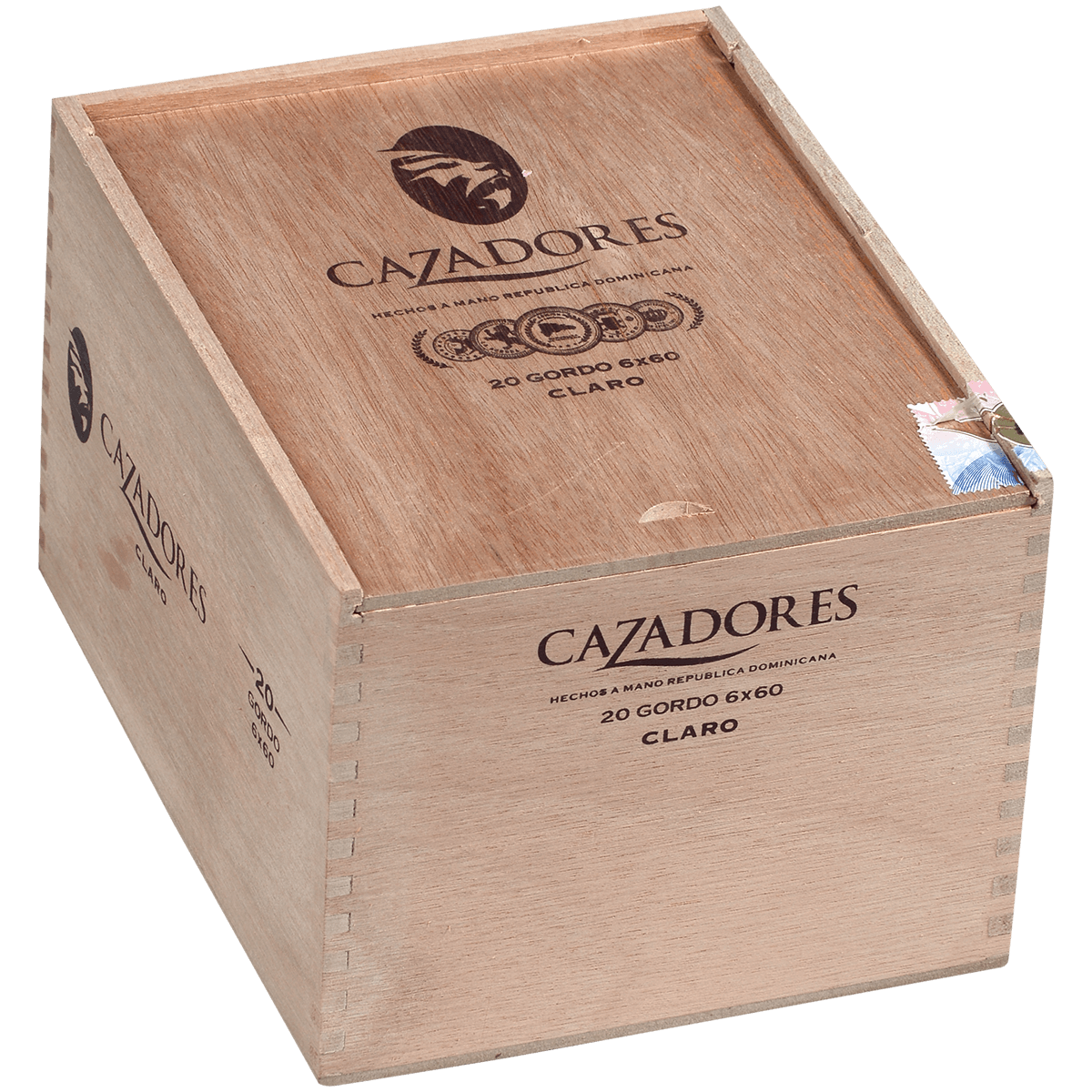 La Aurora Cazadores Claro Gordo 20Ct Box 6X60