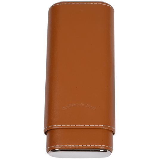 Cigar Case CraftsmanS Bench Tan Nylon Silvertop Churchill 8.50X54