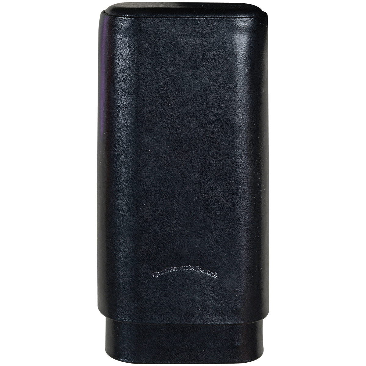 Cigar Case CraftsmanS Bench Leather 3 Finger 60 Gauge Black Churchill 7.50X60