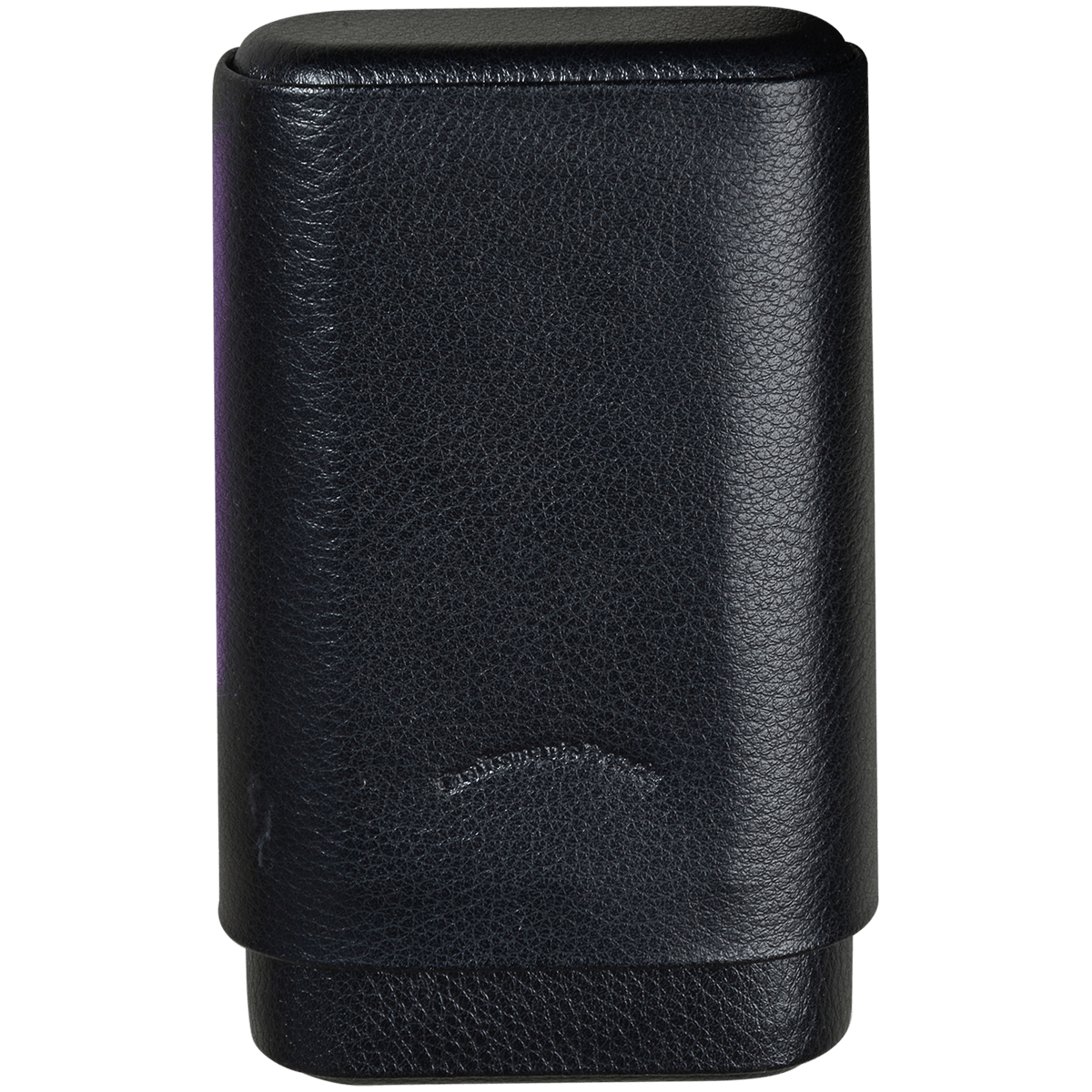 **CIGAR CASE CRAFTSMANS BENCH LEATHER 3 FINGER BLACK