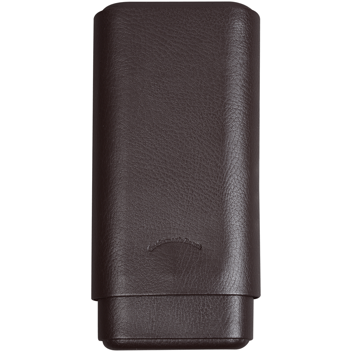 Cigar Case CraftsmanS Bench Leather 3 Finger Chocolate Churchill 8.50X60