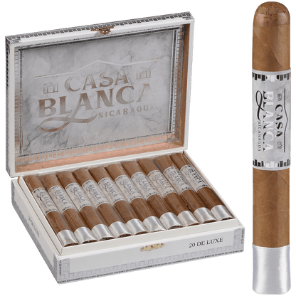 Casa Blanca Nicaragua Natural De Luxe 20 Ct. Box 6.00X50