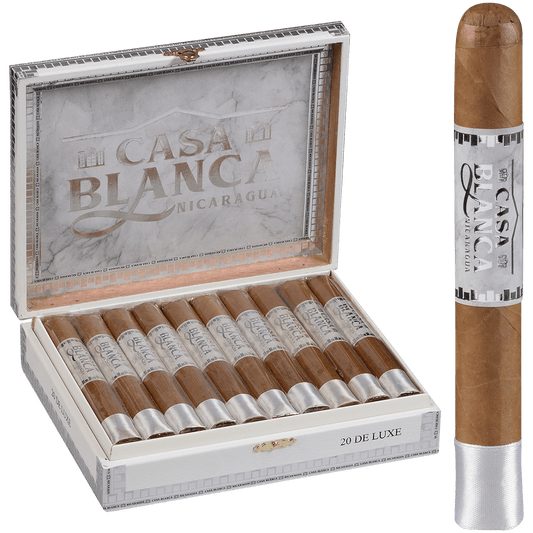 Casa Blanca Nicaragua Natural De Luxe 20 Ct. Box 6.00X50