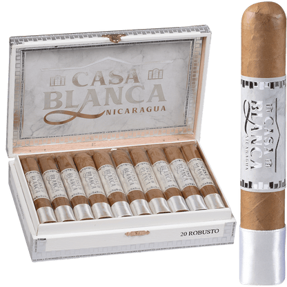 Casa Blanca Nicaragua Natural 20 Ct. Box Robusto 5.00X52