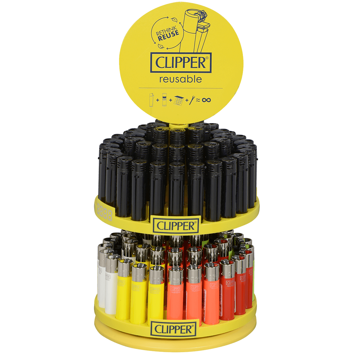 Clipper Ckj11 Jet Flame Mix Designs 96Ct. Carousel 2-Tier