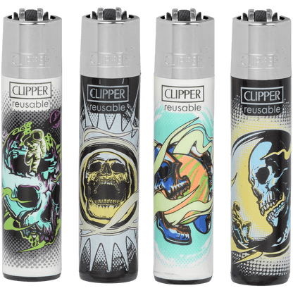Clipper Cp11 Printed Mix Skulls 2-Tier Carousel 96 Ct Window Display