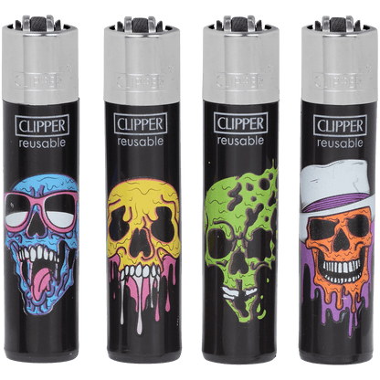 Clipper Cp11 Printed Mix Skulls 2-Tier Carousel 96 Ct Window Display