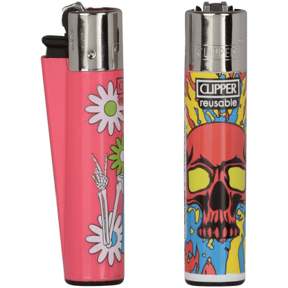 Clipper Cp11 2-Tier Carousel Display Hippy Skeleton Skulls 96Ct