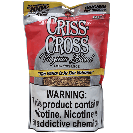 Criss Cross Virginia Blend Pipe Tobacco Original 3 Oz. Bag