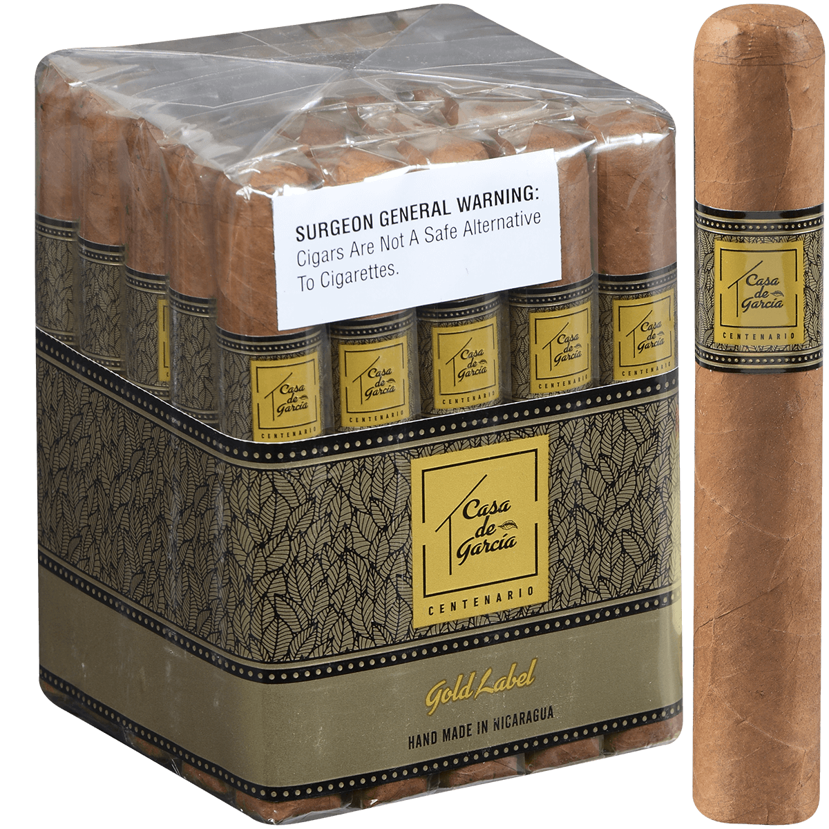 Casa De Garcia Centenario Gold Label Robusto 25 Ct. Bundle 5.00X51