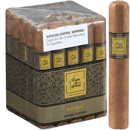 Casa De Garcia Centenario Gold Label Robusto 25 Ct. Bundle 5.00X51