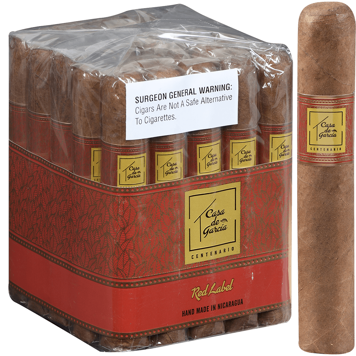 Casa De Garcia Centenario Red Label Robusto 25 Ct. Bundle 5.00X51