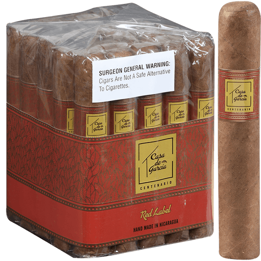 Casa De Garcia Centenario Red Label Robusto 25 Ct. Bundle 5.00X51