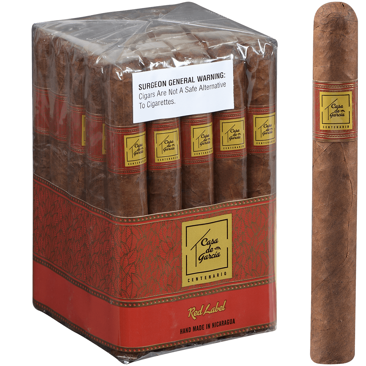 Casa De Garcia Centenario Red Label Toro 25 Ct. Bundle 6.00X51