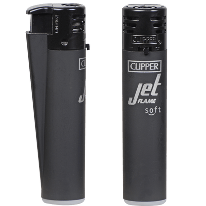 Clipper Ckj11 Black Soft Touch Jet Flame 48Ct Tray