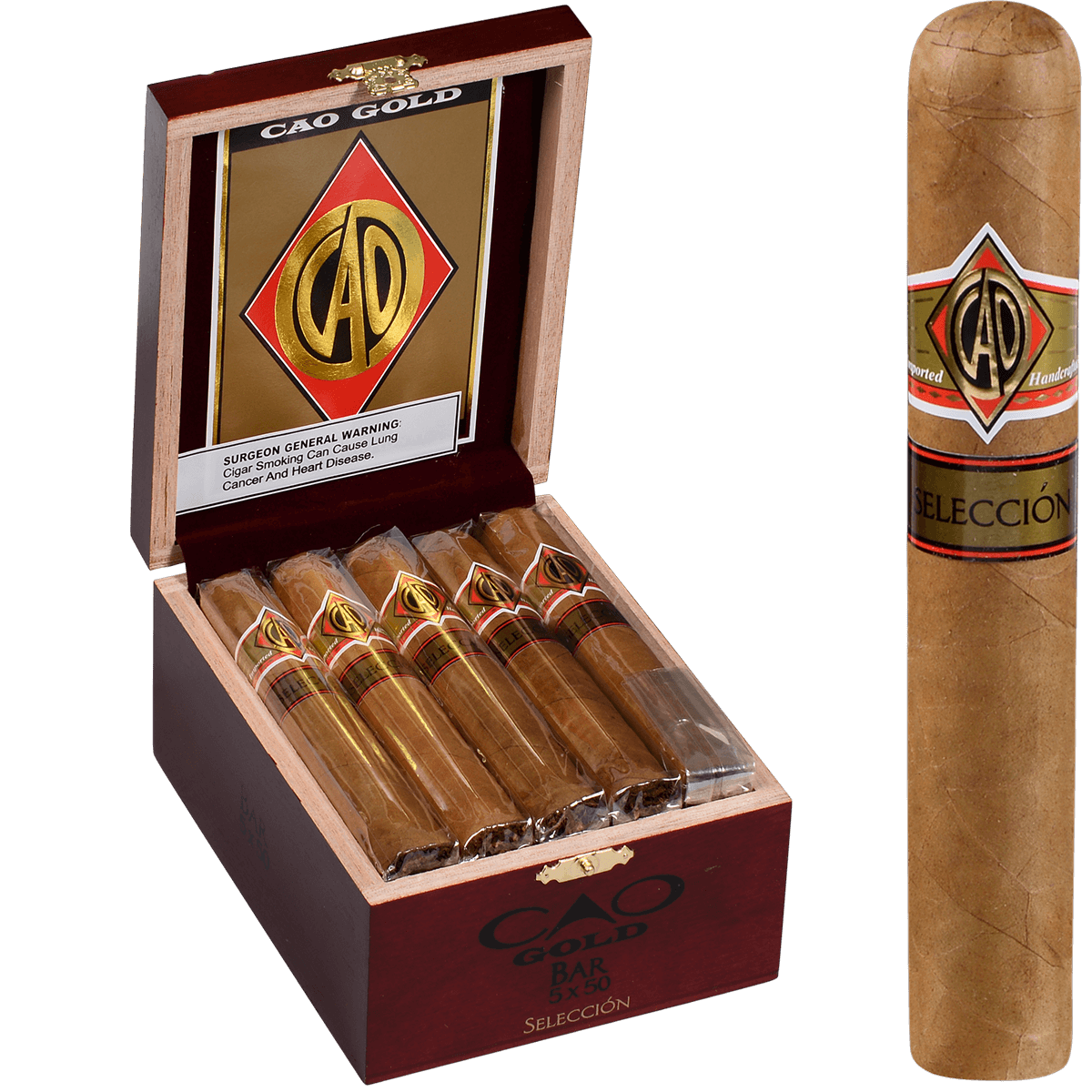 Cao Seleccion Gold Robusto 15 Ct. Box 5.00X50