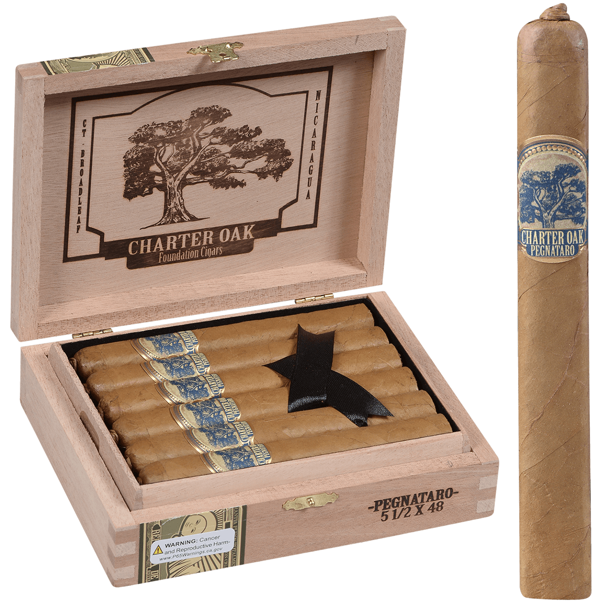 Foundation Charter Oak Especiales Pegnataro Shade 12 Ct. Box 5.50X48