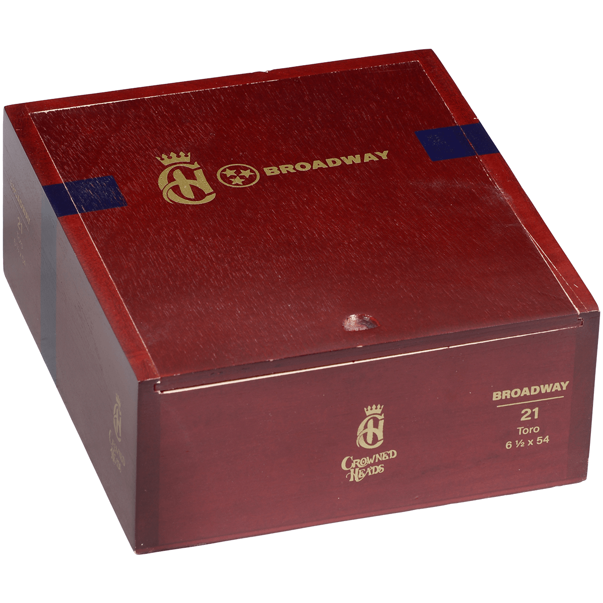 Crowned Heads Broadway Toro 21 Ct. Box 6.50X54