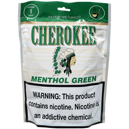 Cherokee Pipe Tobacco Menthol Blend 8 Oz. Bag