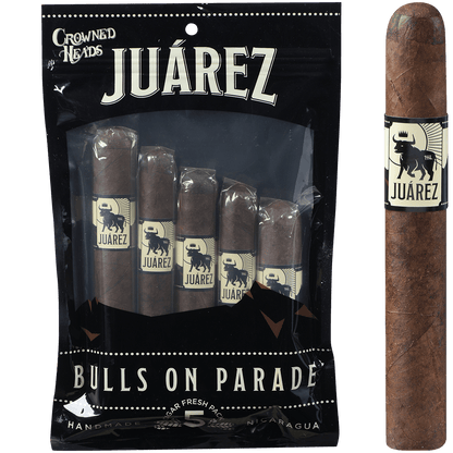 Crowned Heads Juarez Bulls On Parade Fresh Pack Sampler 5 Ct