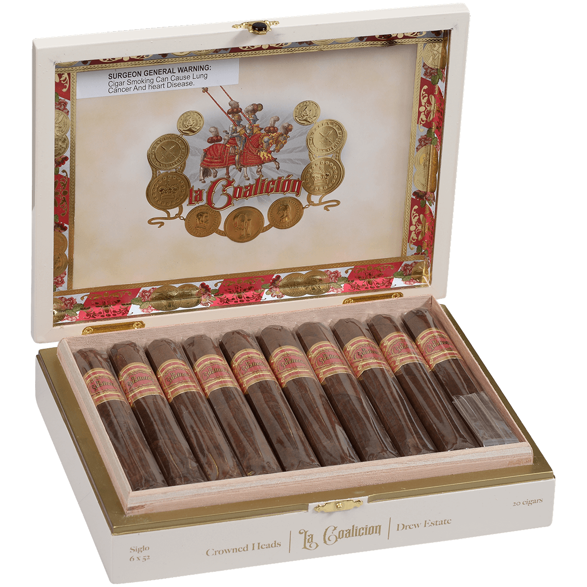 Crowned Heads La Coalicion Siglo 6.00X52 20 Ct Box