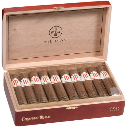 Crowned Heads Mil Dias Topes (Pig Tail) 20 Ct. Box 4.875X57