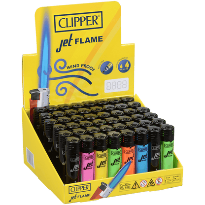 Clipper Ckj11 Branded Fluorescent Jet Flame 48Ct Tray