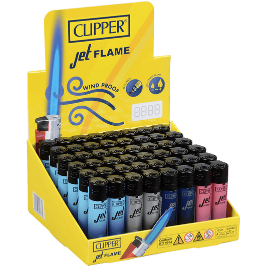 Clipper Ckj11 Metallic Gradient Jet Flame 48Ct Tray