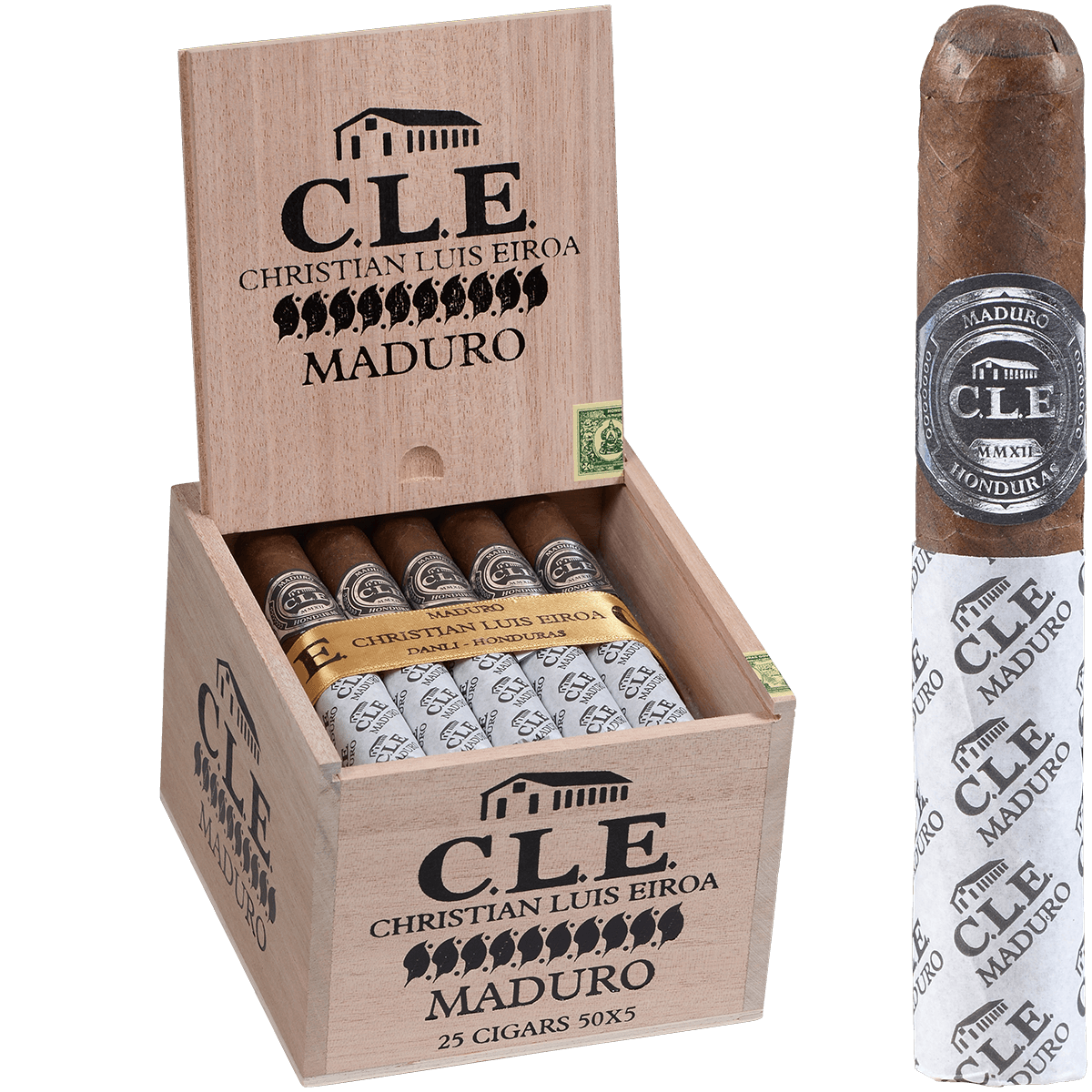 Cle Maduro 25 Ct Box 50X5